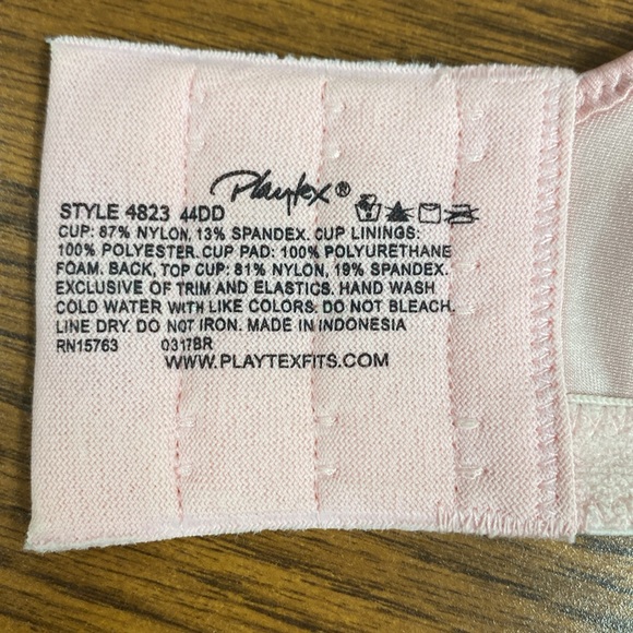 44DD playtex padded underwire bra - Picture 3 of 3